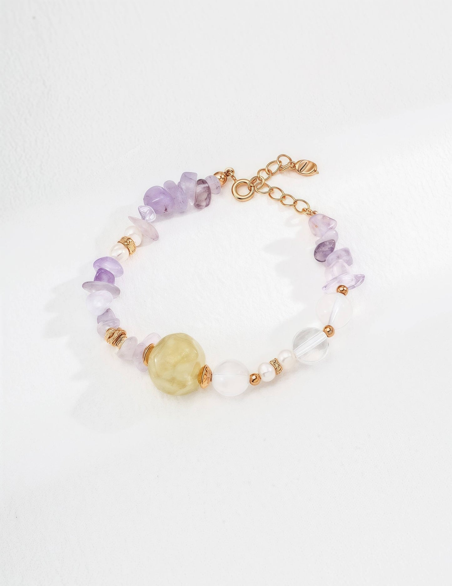 S925 Sterling Silver Bracelet with Colorful Crystals