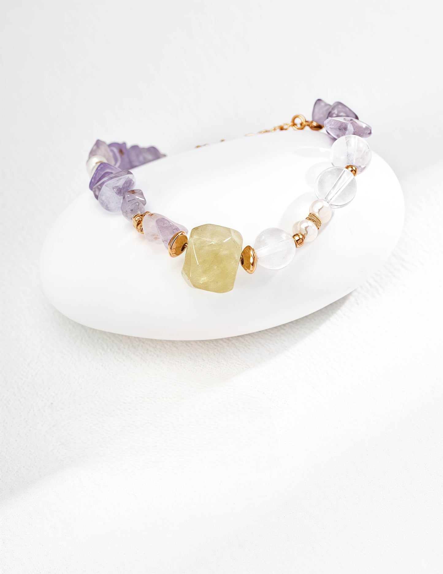 S925 Sterling Silver Bracelet with Colorful Crystals