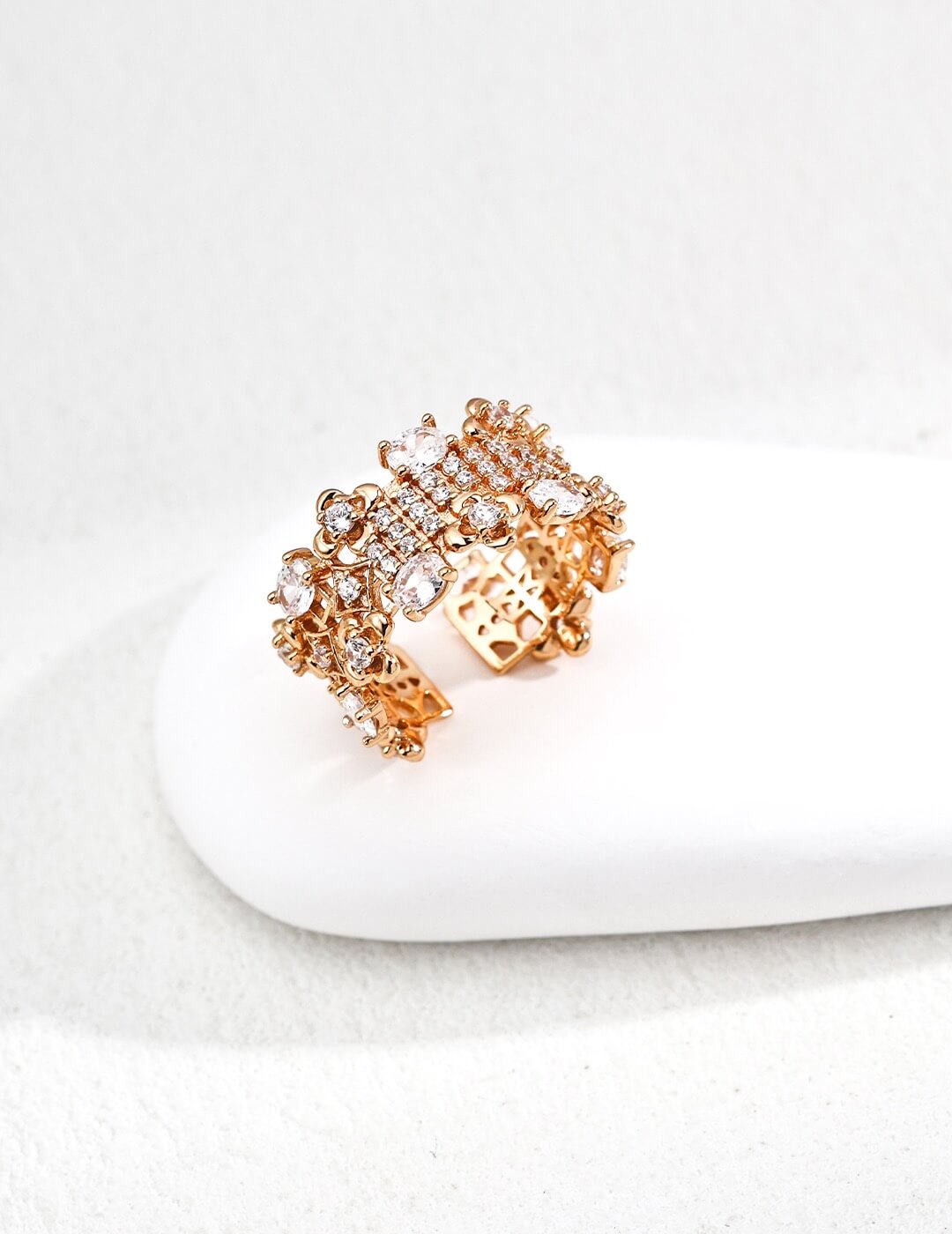 Minimalist S925 Silver Zircon Ring