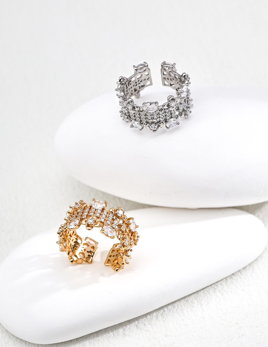 Minimalist S925 Silver Zircon Ring