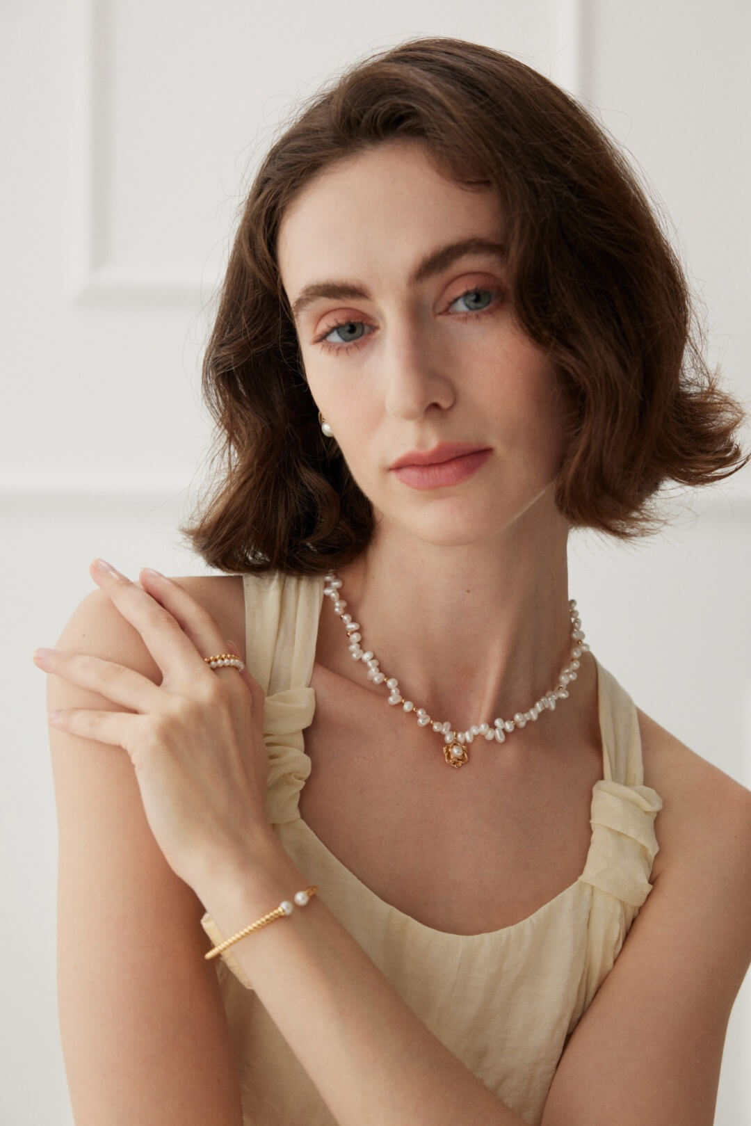 Vintage Camellia Pearl Pendant | Best Seller