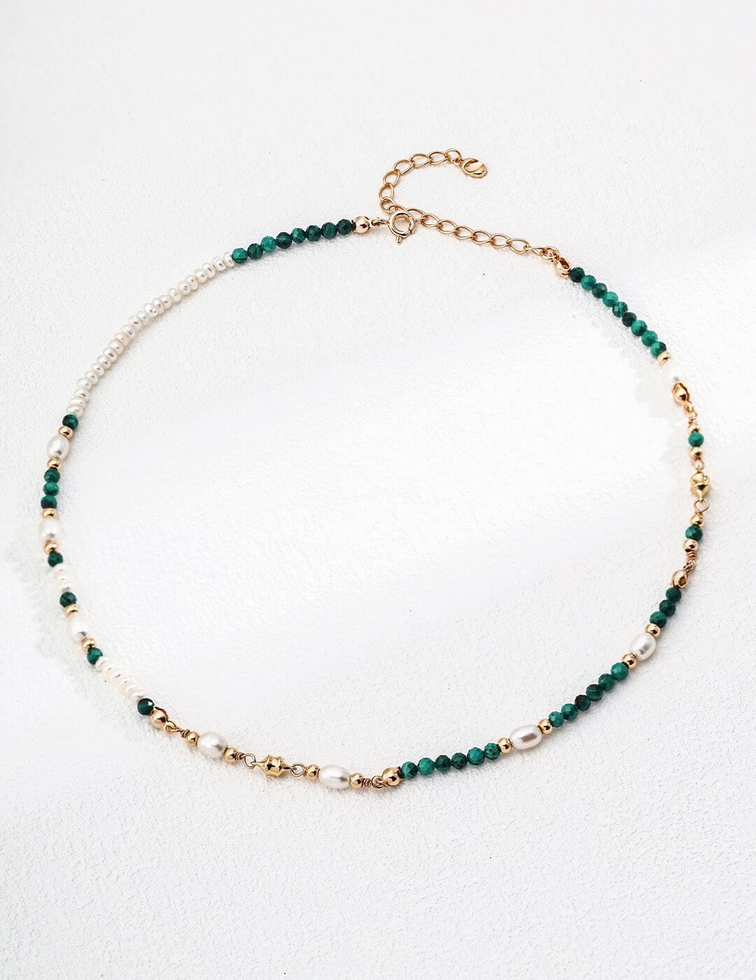 Timeless Pearl & Malachite Set | S925 Silver Vintage Design