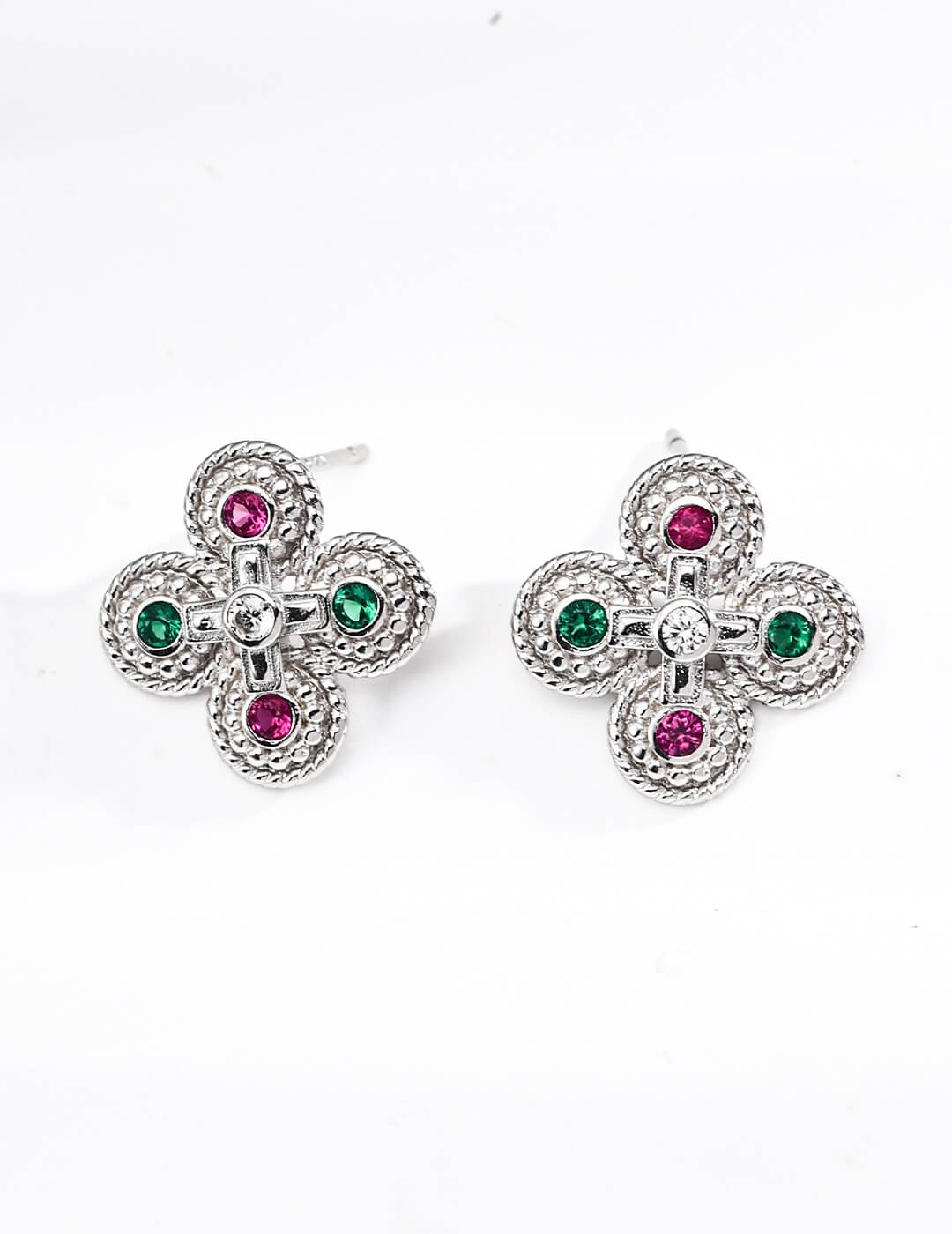 Trendy Vintage Zircon Earrings