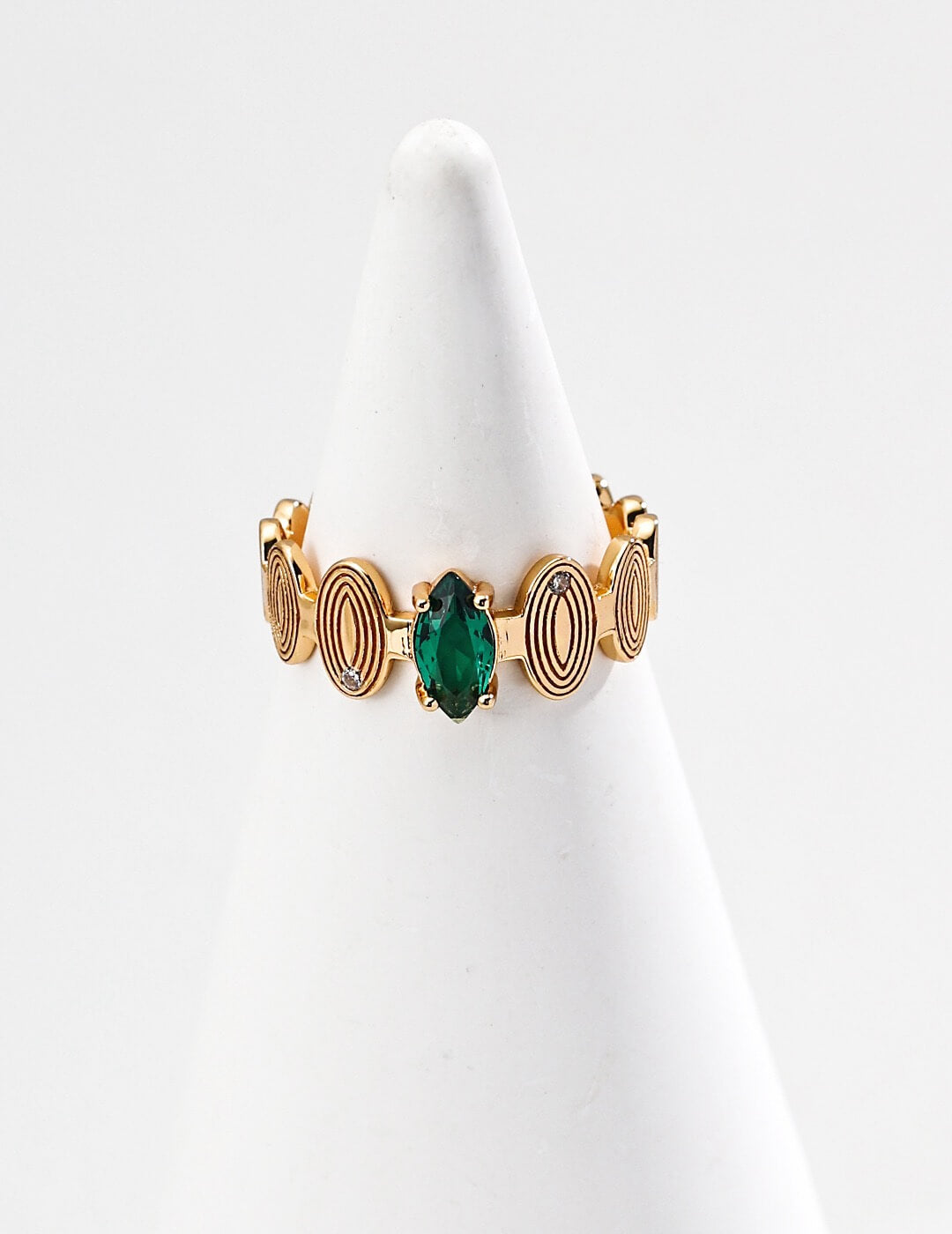 Minimalist Designer Ring in Gold-Plated S925 Silver