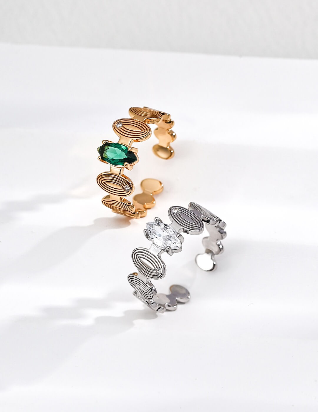 Minimalist Designer Ring in Gold-Plated S925 Silver