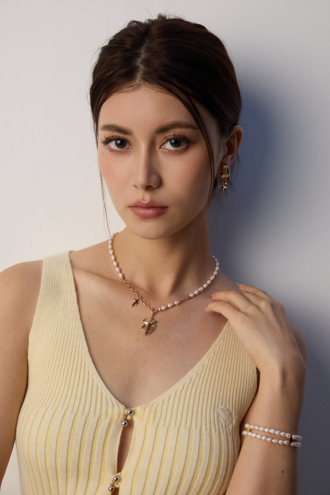 Vintage Gold-Plated S925 Silver Earrings