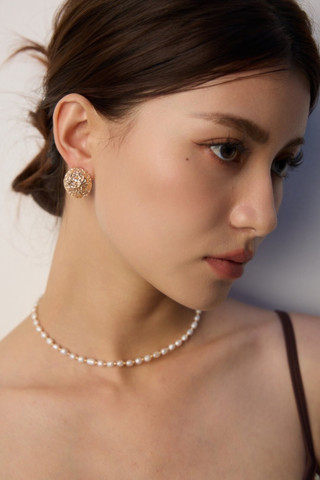 Vintage Textured Earrings | Gold-Plated S925 Silver