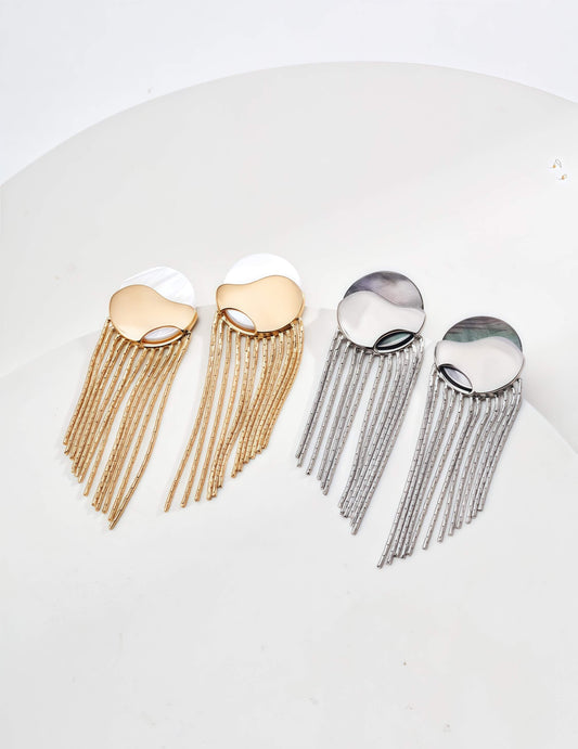 Minimal Shell Earrings in S925 Sterling Silver
