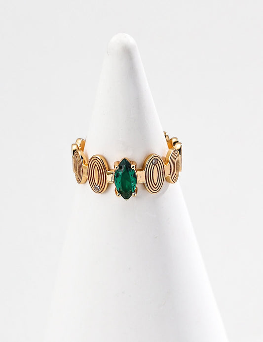 Minimalist Designer Ring in Gold-Plated S925 Silver