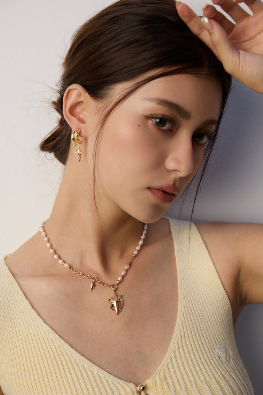 Vintage Gold-Plated S925 Silver Earrings